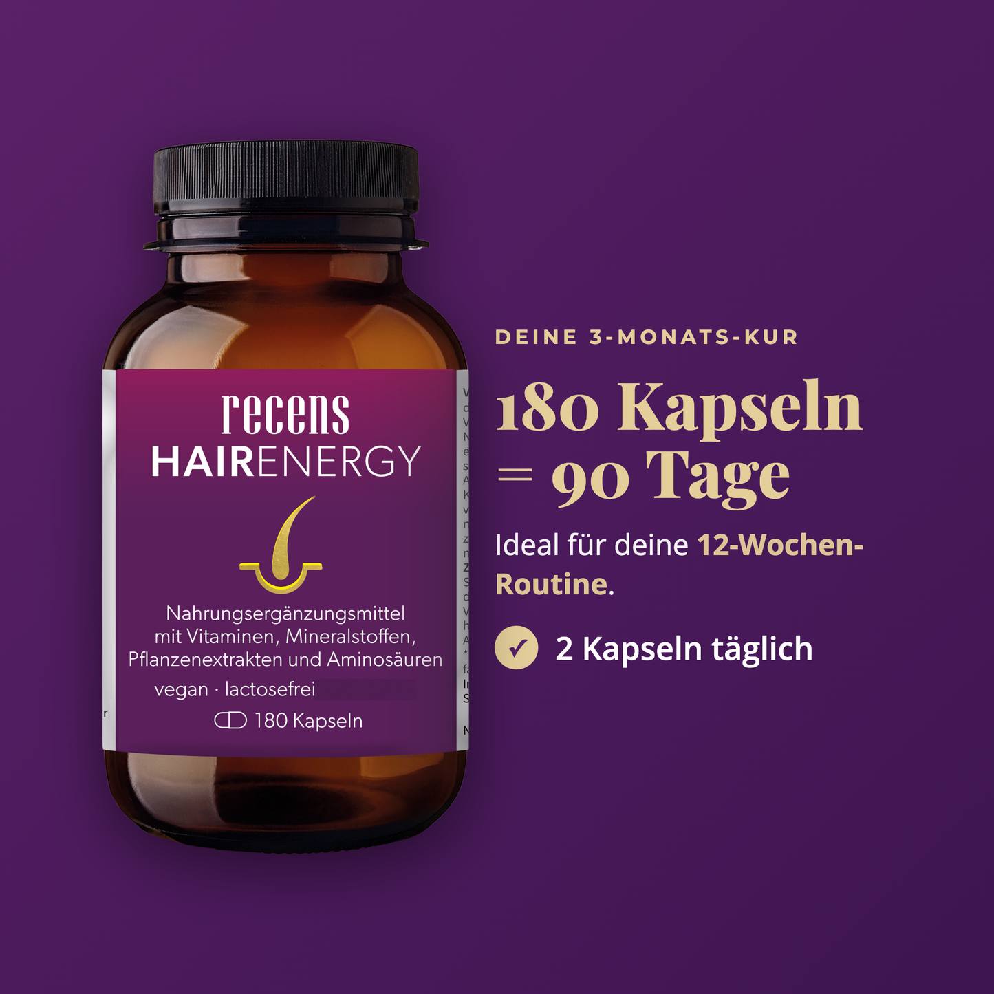 recens Hair Energy – Jodfreie Haar-Formel mit 200 µg Selen