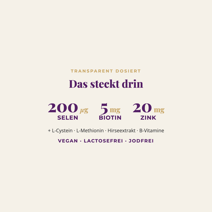recens Hair Energy – Jodfreie Haar-Formel mit 200 µg Selen